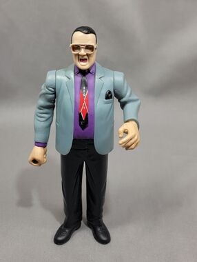 Vtg Jim Cornette Wrestling Figure 1998 Jakks Pacific WWE WWF